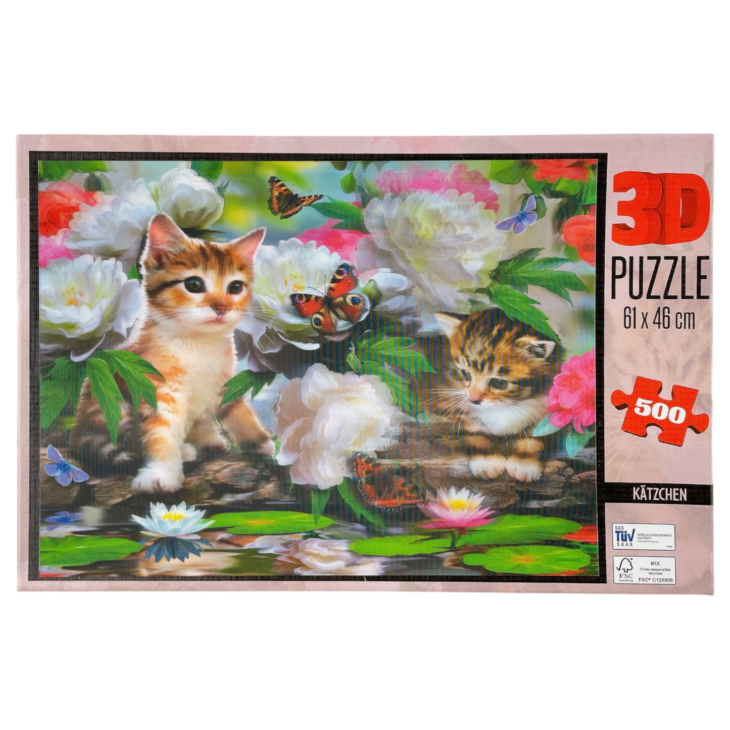 Innovakids 3D Puzzle Kätzchen, 500 Teile