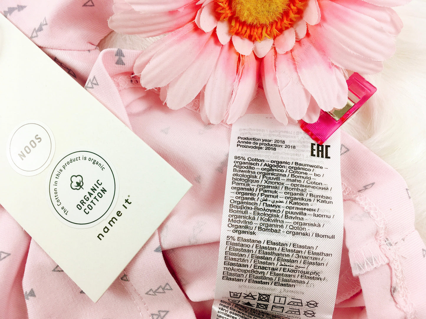 Shirt, Tunika, rosa, Bio Baumwolle von Name it