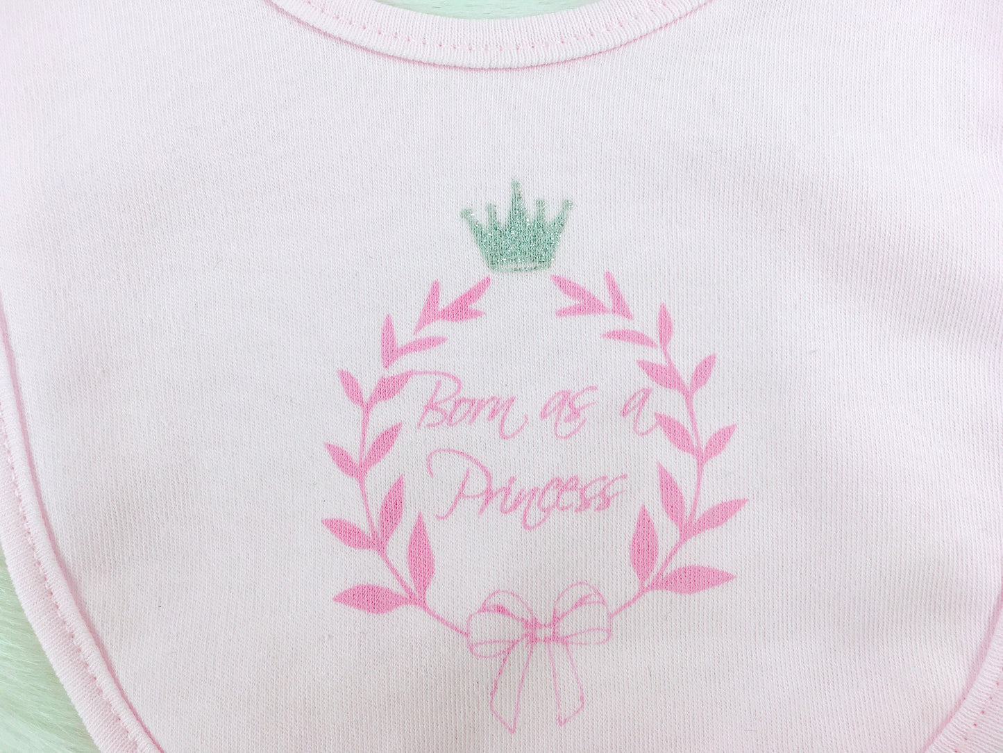 2er-Set Babylätzchen "Princess“, Baby Corner, Baumwolle