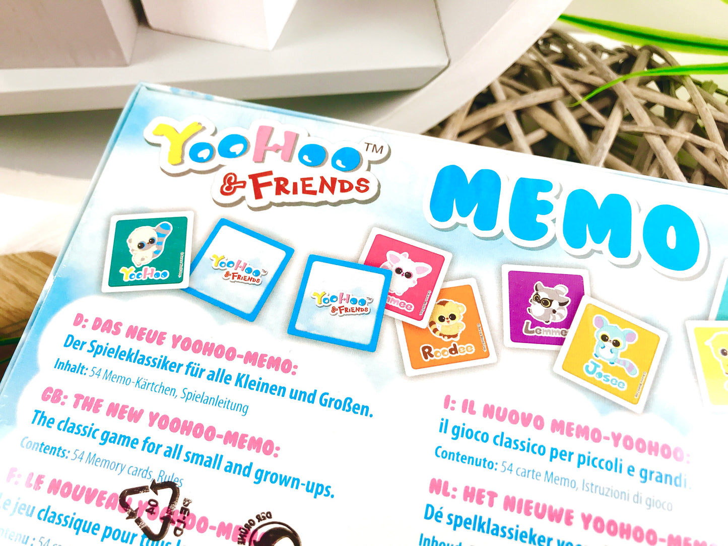 Yoohoo & Friends Memory, noris