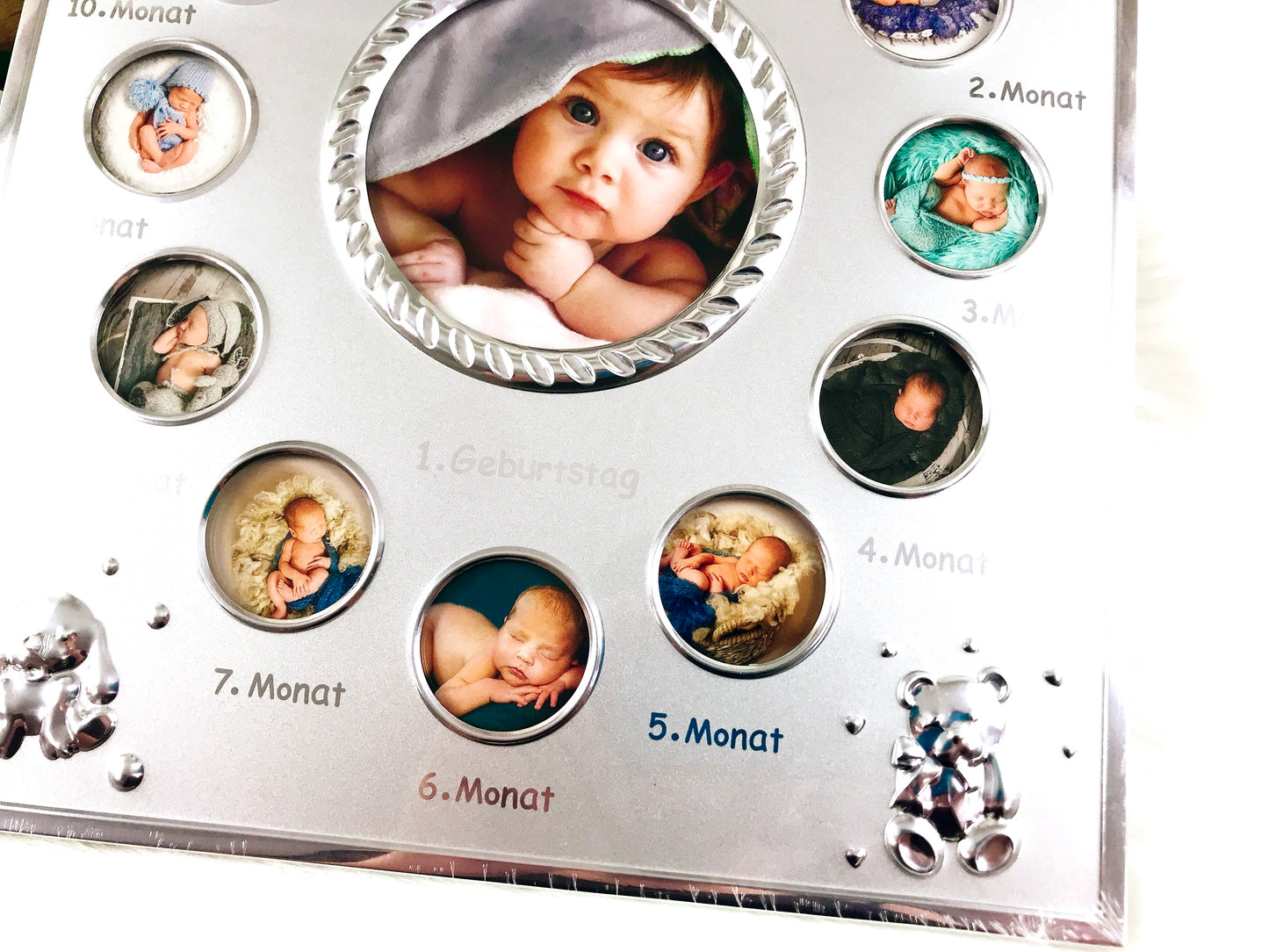 Bilderrahmen "Mein erstes Jahr", Silber, Geschenkidee