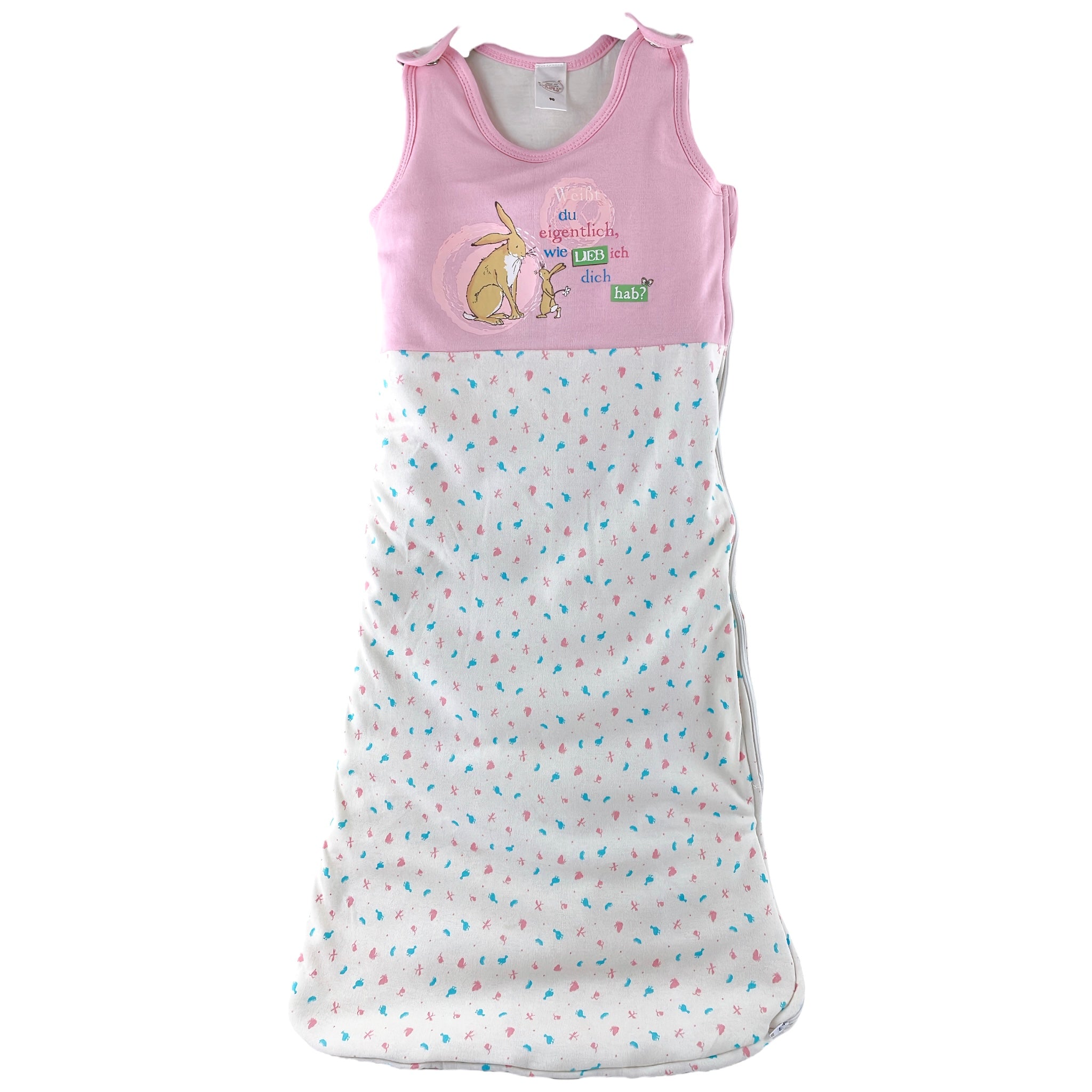 weißt du eigentlich wie lieb ich dich hab schlafsack Schlafsack, Weißt du eigentlich wie lieb ich dich hab?, Gr. 90, Rosa – Träumelino.de