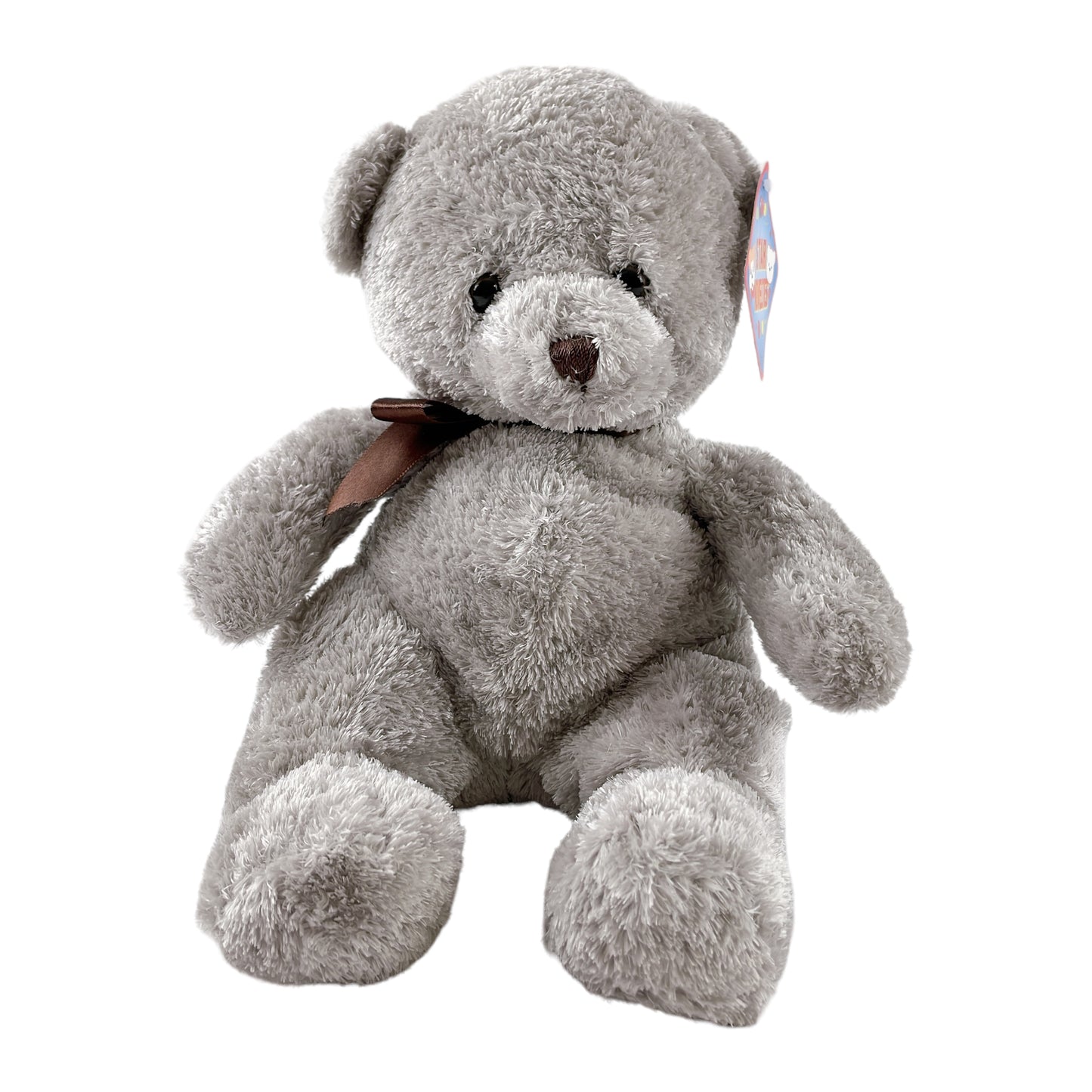 Kuscheltier Bär, Stofftier, Grau
