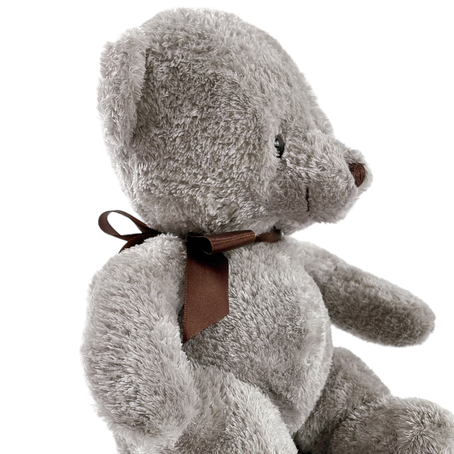 Kuscheltier Bär, Stofftier, Grau
