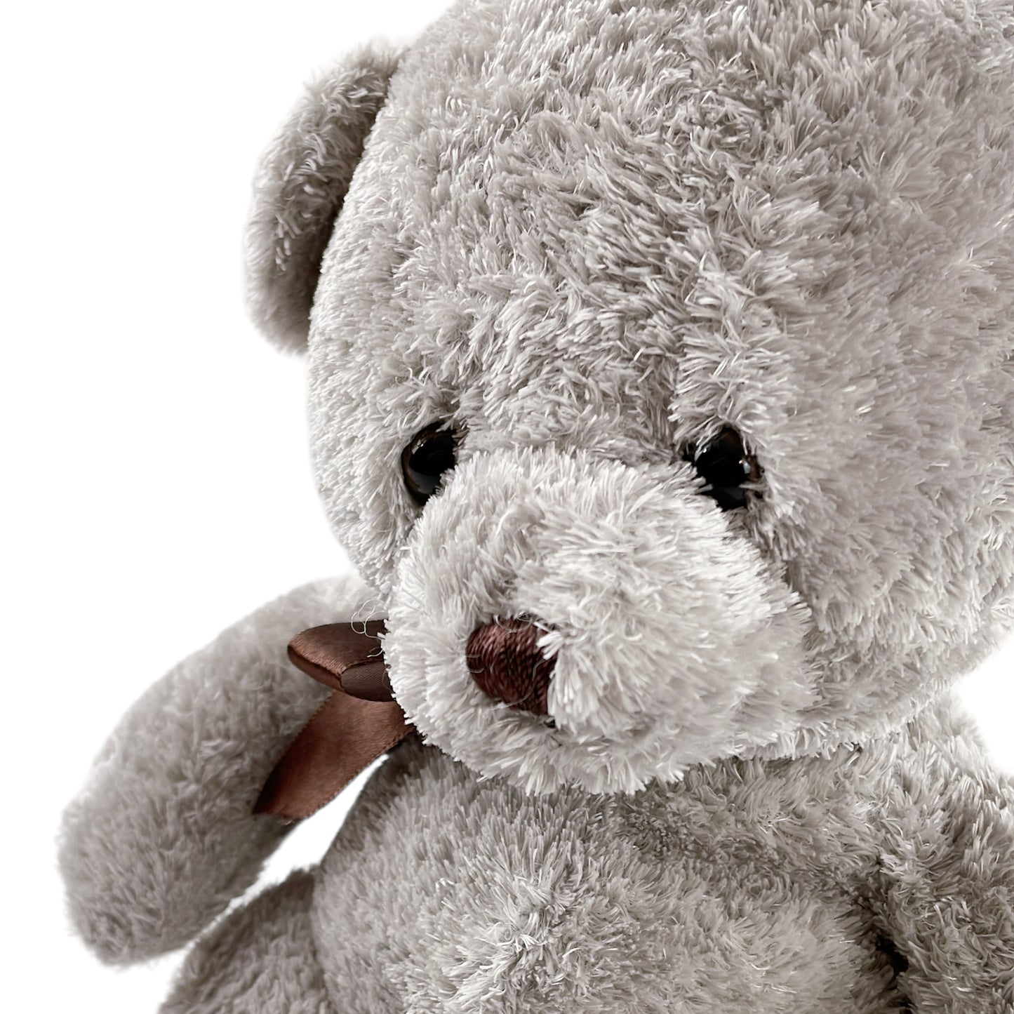 Kuscheltier Bär, Stofftier, Grau