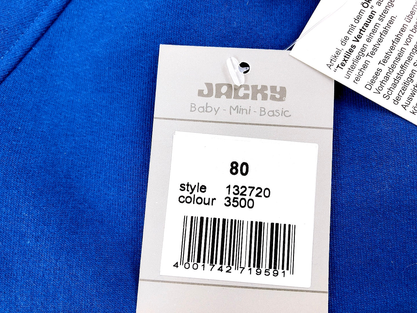 Jacky Baby Langarm-Shirt Dinos, Gr. 80, blau