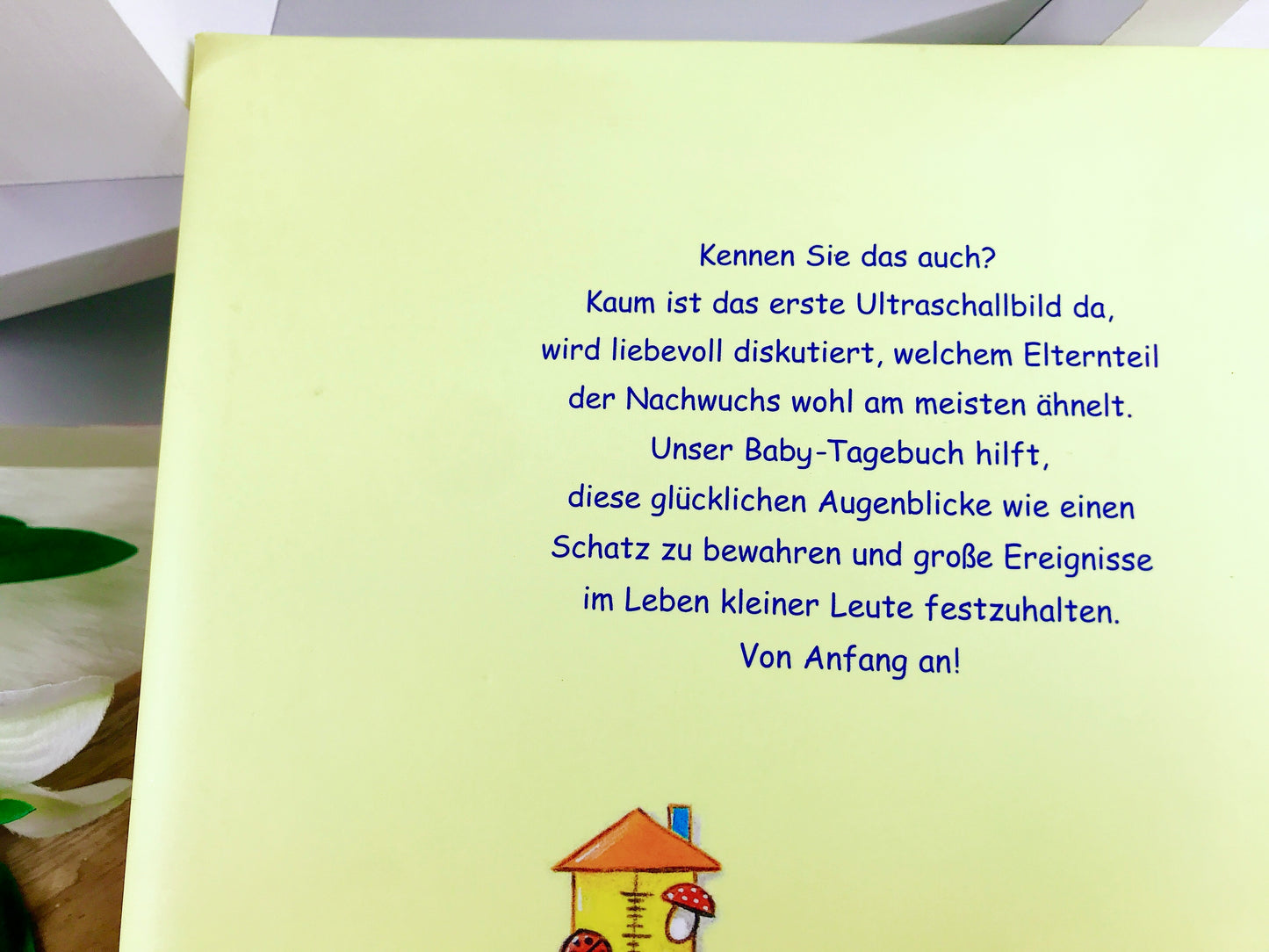 Unser Baby-Tagebuch für erste Erinnerungen
