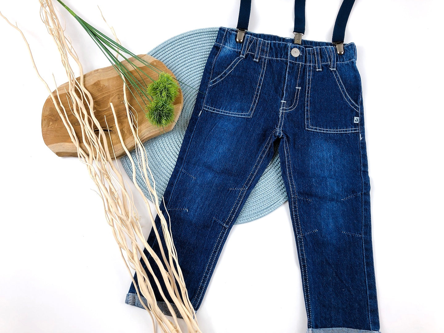 Jacky Baby Jeans mit Hosenträgern, Gr. 92