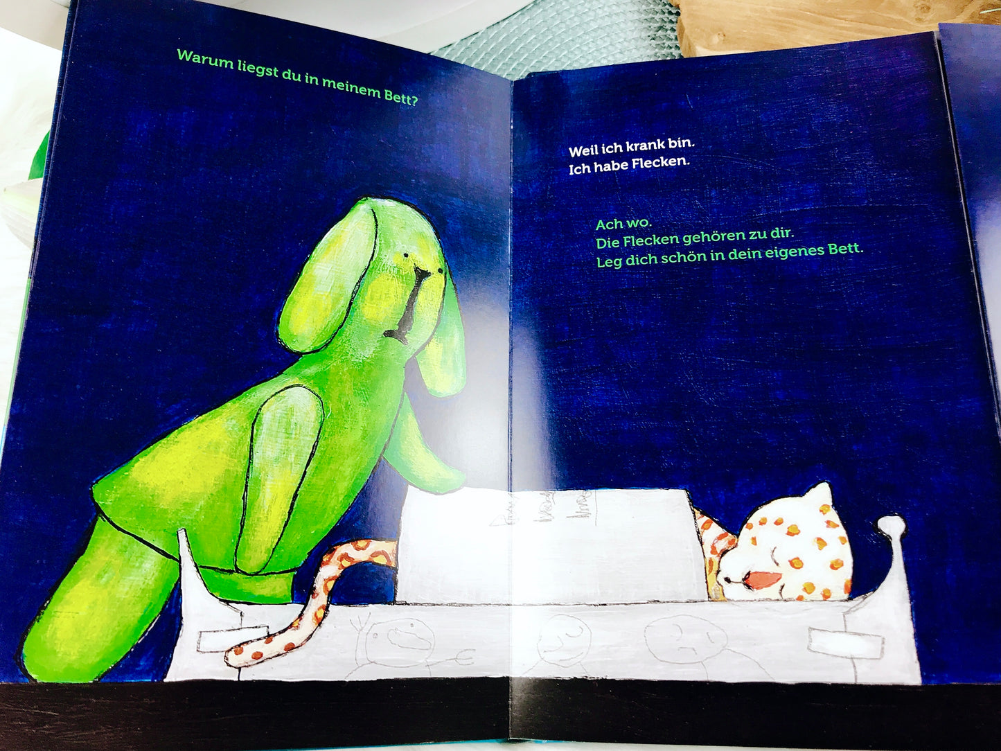 Buch „Warum liegst du in meinem Bett?“