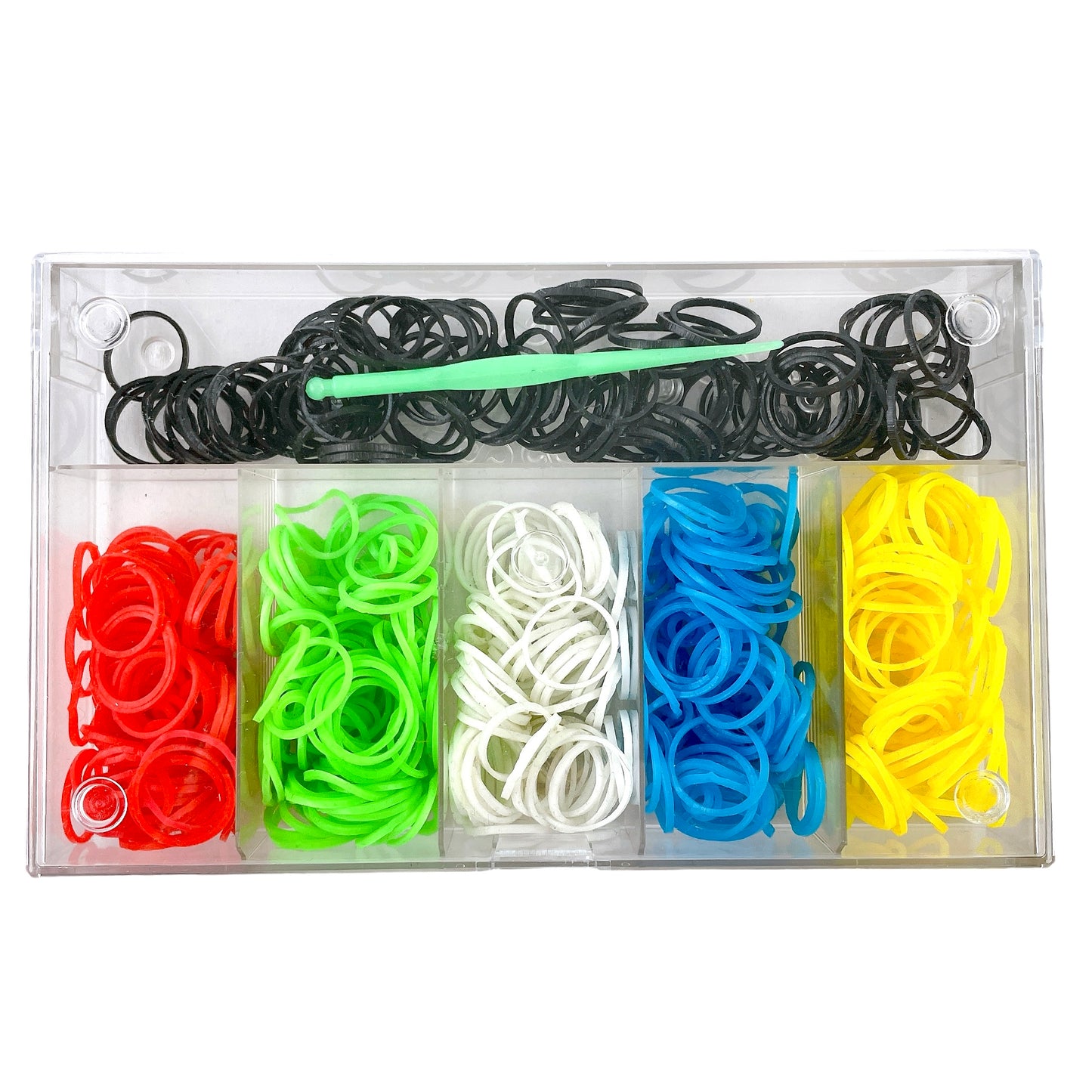 Loom Bänder Set, 6 Farben Armbänder