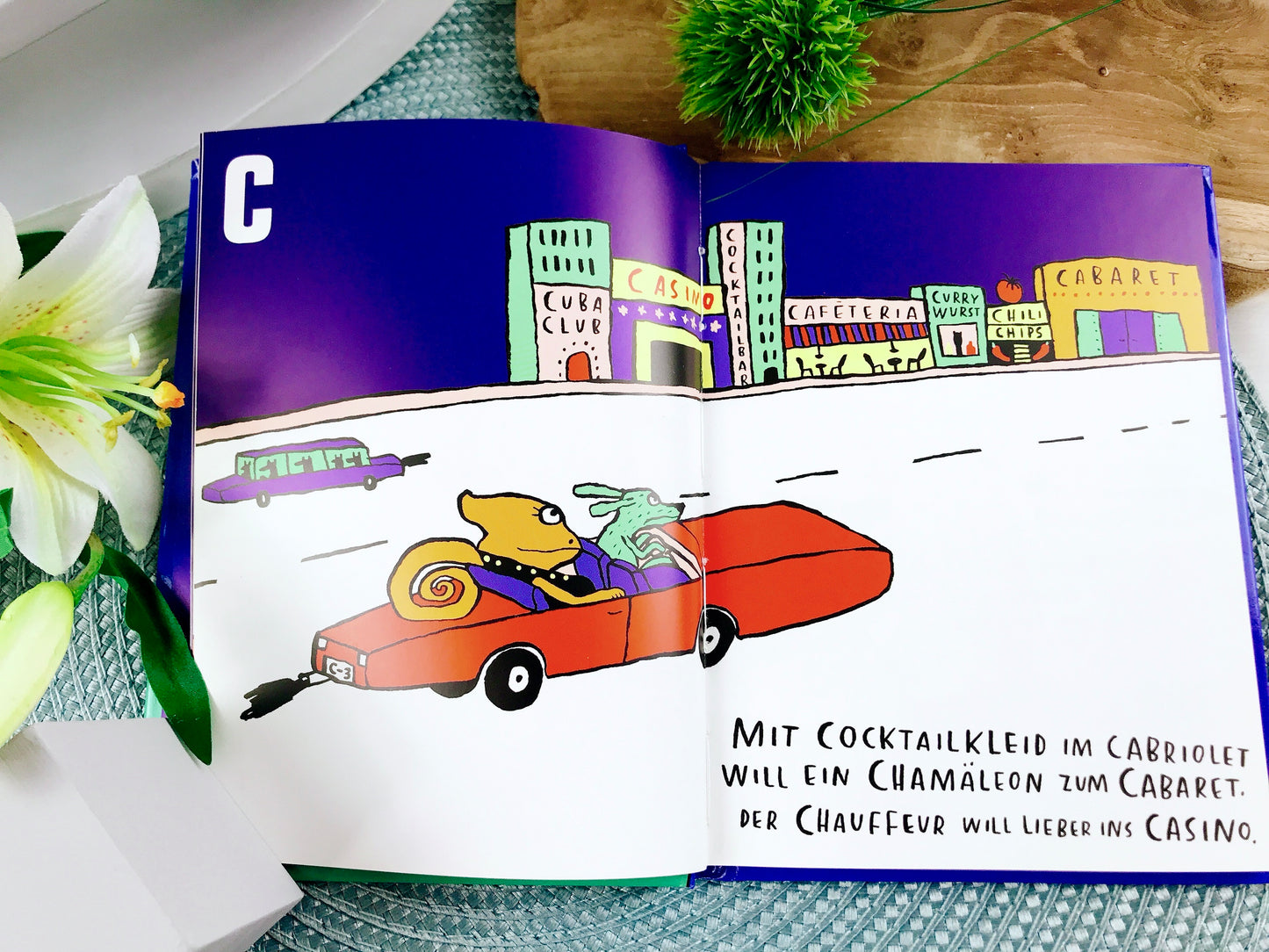 Buch „Trauriger Tiger toastet Tomaten“