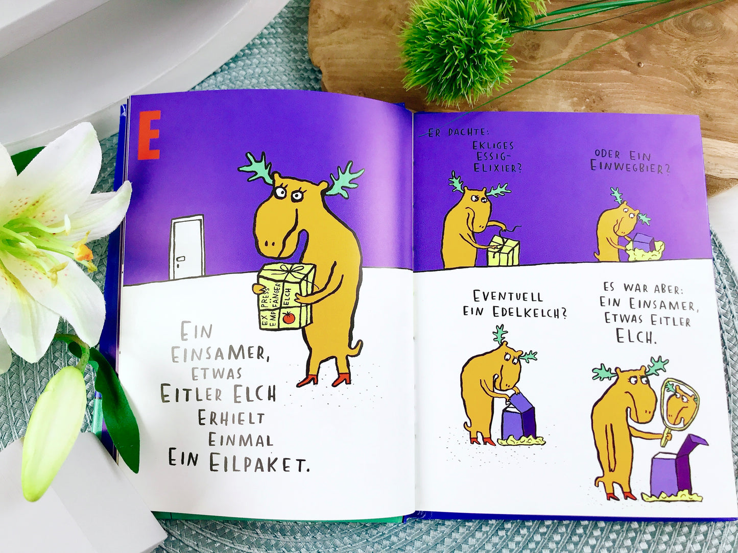 Buch „Trauriger Tiger toastet Tomaten“