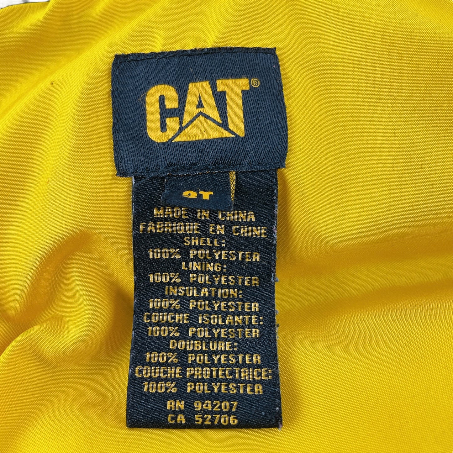 CAT gefütterte Weste, Gr. 3T / 98