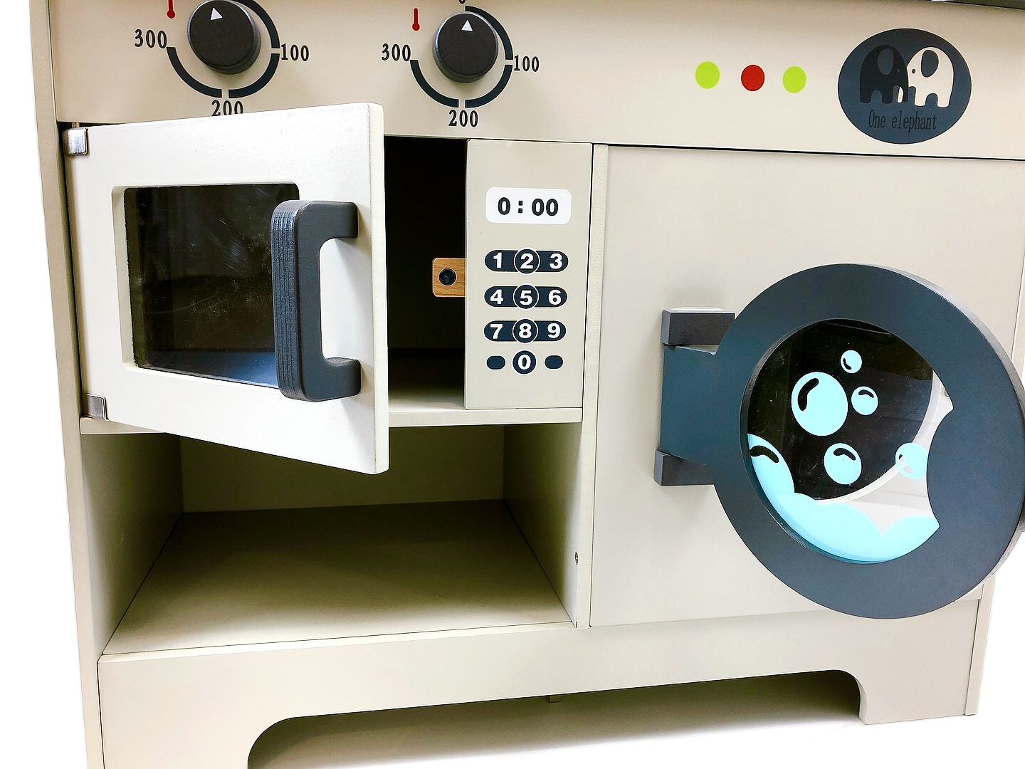 Modern Living Kinderküche mit Waschmaschine "Cook & Wash", hellgrau