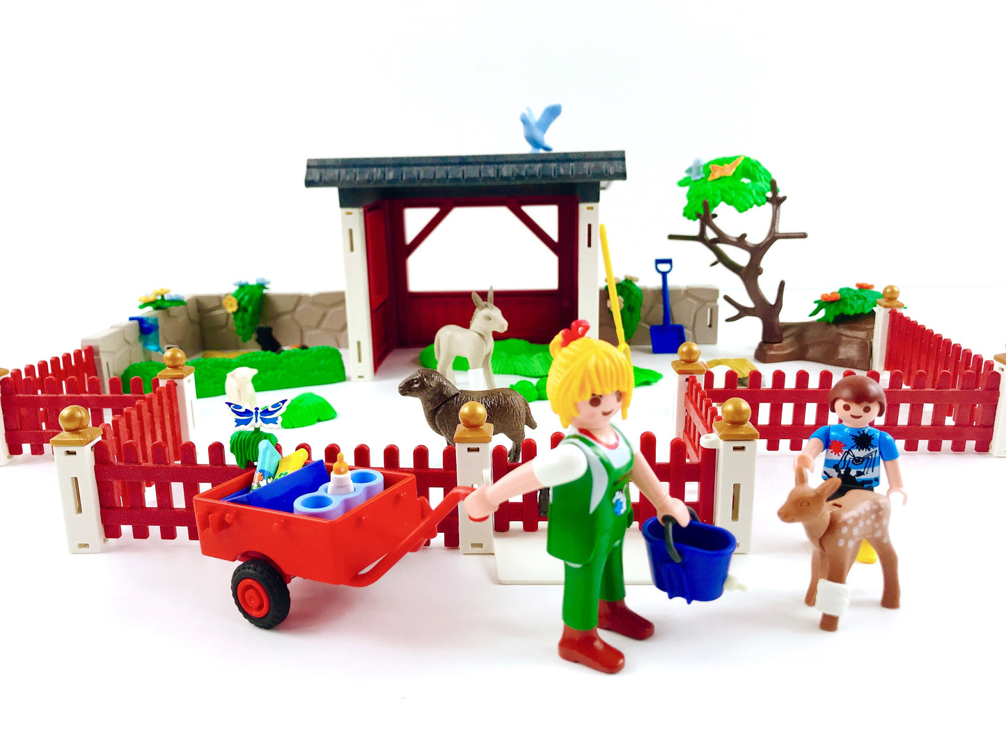 Playmobil 5531 - Tierpflegestation mit Freigehege, vollständig