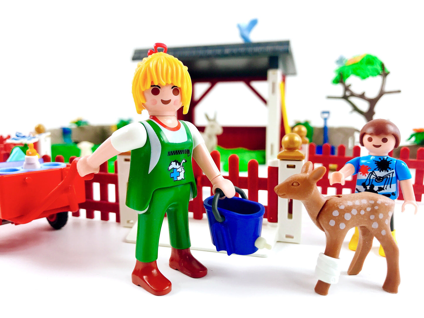 Playmobil 5531 - Tierpflegestation mit Freigehege, vollständig