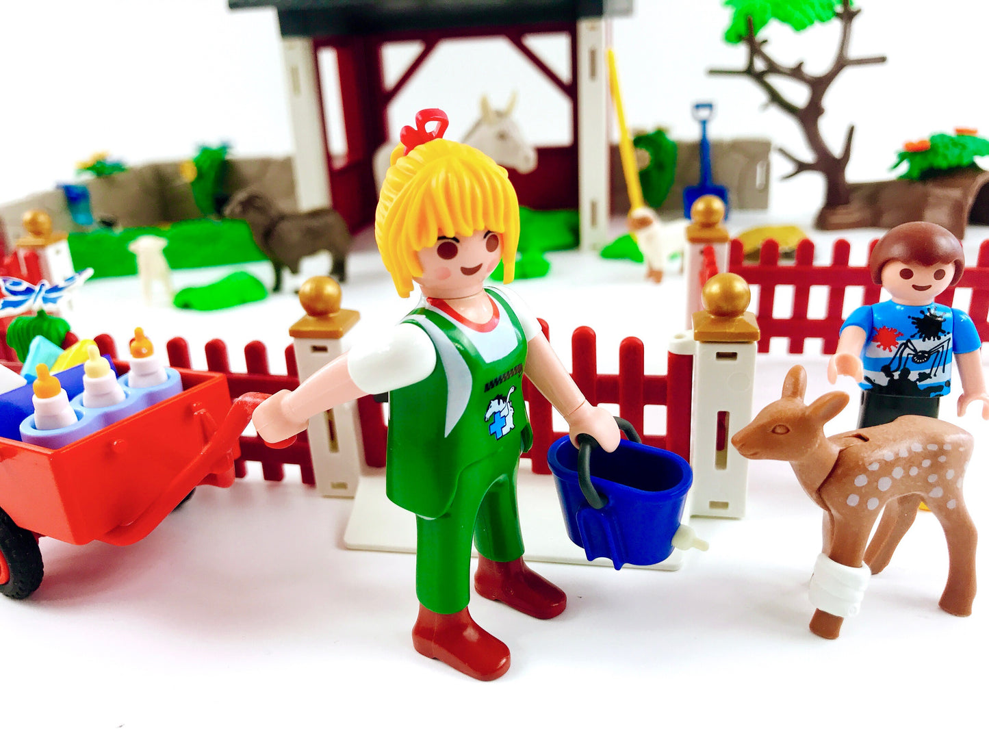 Playmobil 5531 - Tierpflegestation mit Freigehege, vollständig