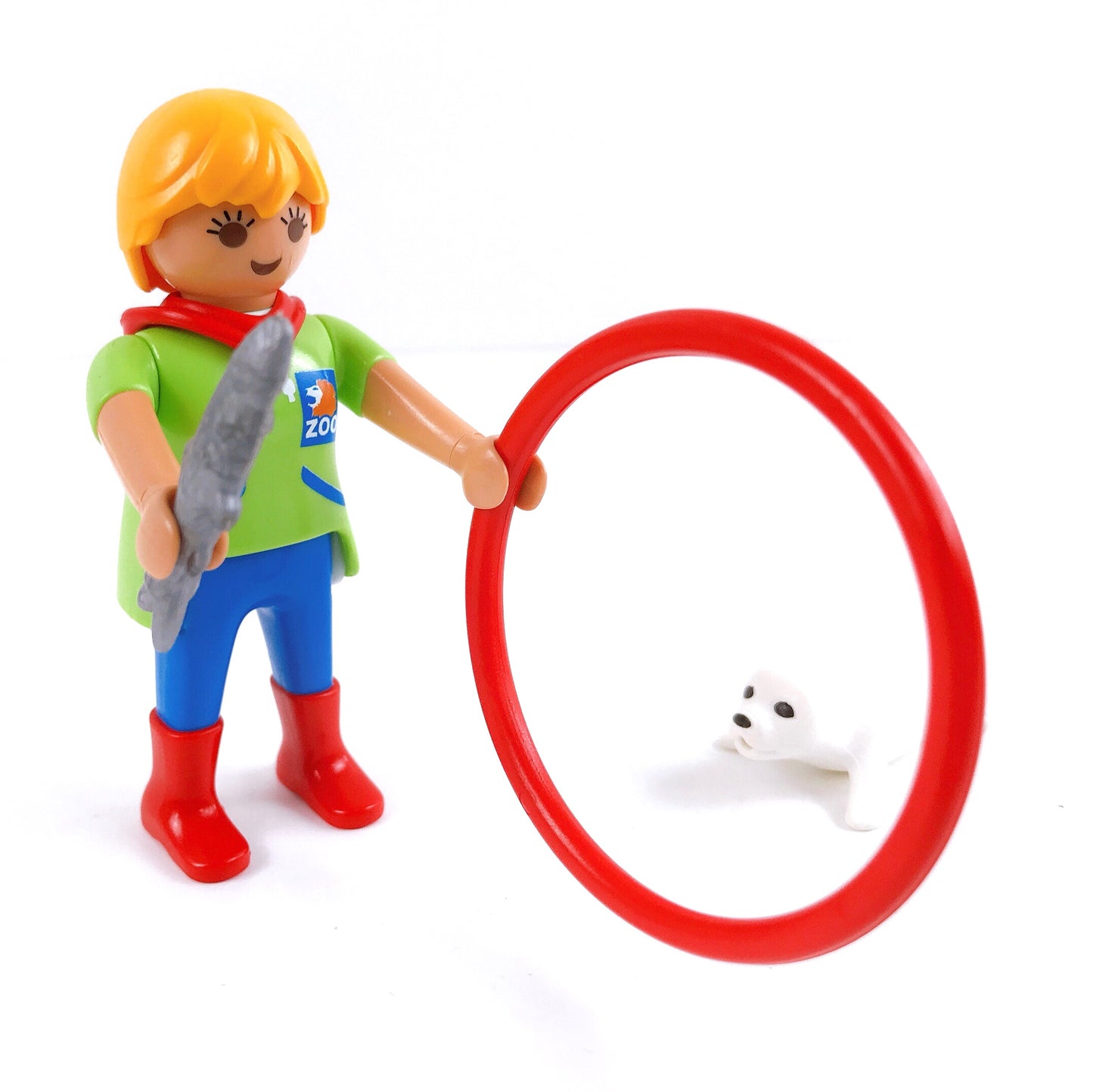 Playmobil Tierpflegerin mit Robbenbaby