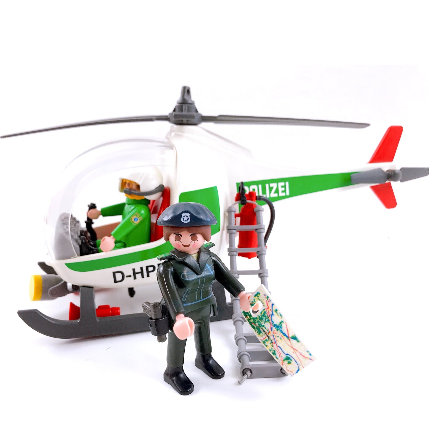 Playmobil 3907 Polizeihubschrauber D, 1997, vollständig