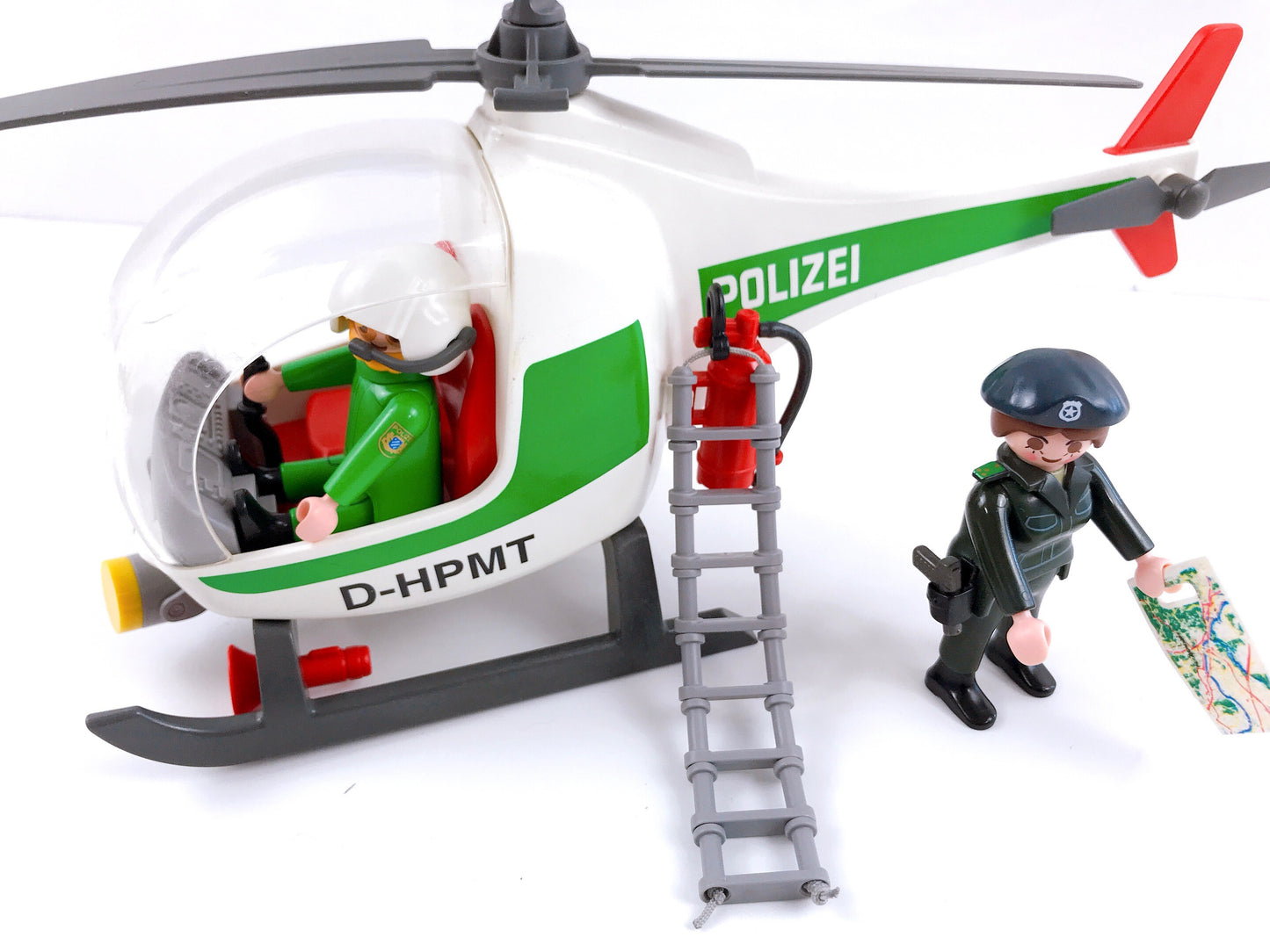 Playmobil 3907 Polizeihubschrauber D, 1997, vollständig