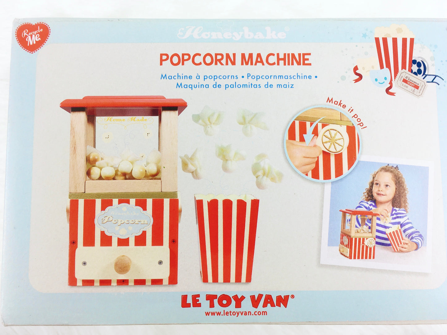 Le Toy Van Popcornmaschine, Holzspielzeug