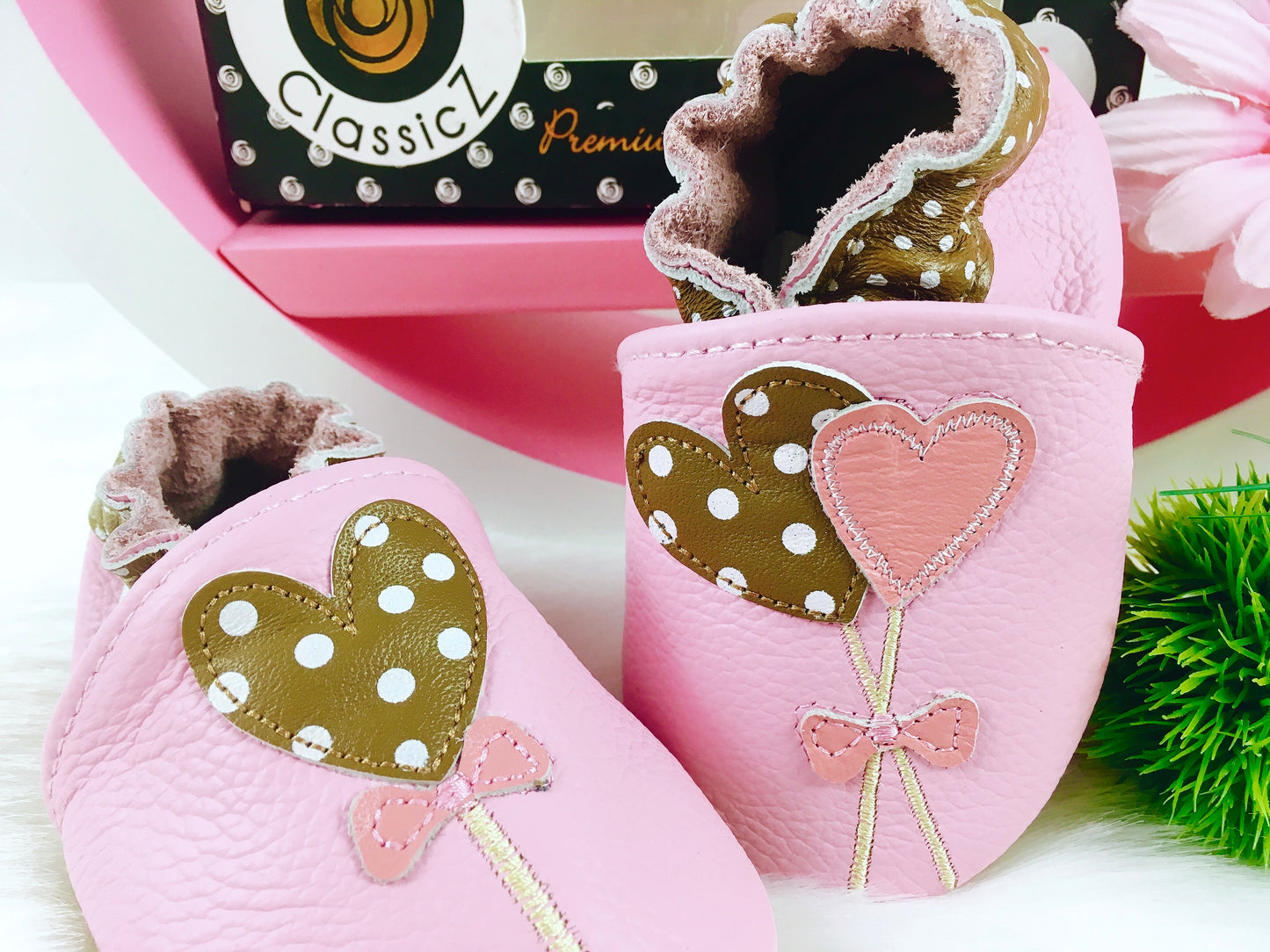 Rose et Chocolat Krabbelschuhe, Gr. 18/19