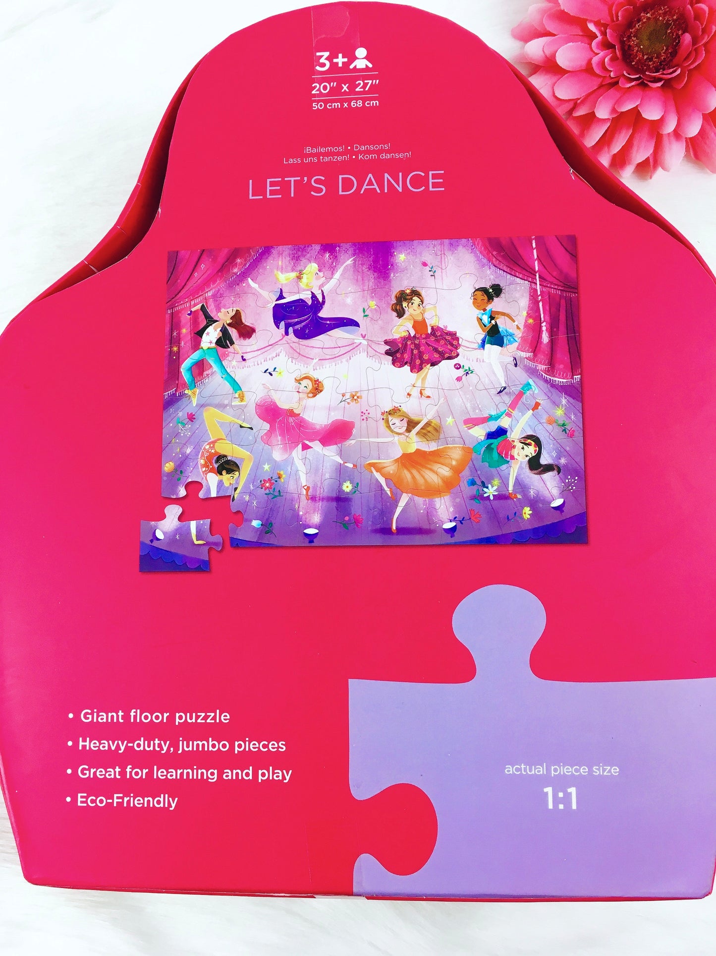 Großes Puzzle „Let’s Dance“, Crocodile Creek, 36 Teile