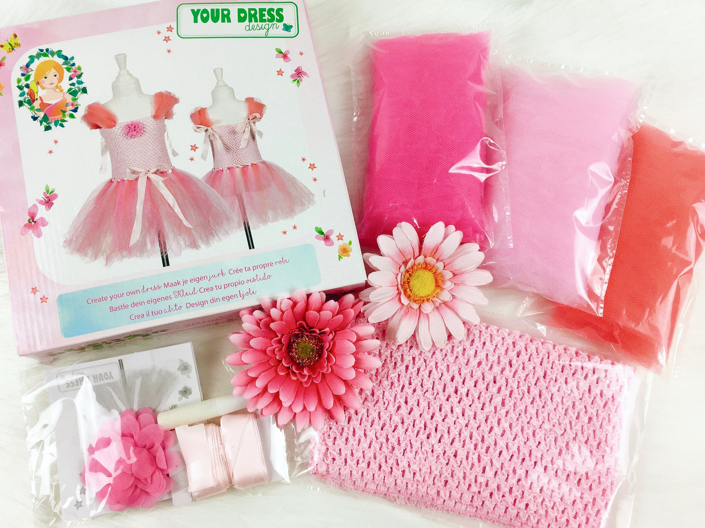 Kreativ-Set "Your dress design", bastle dein eigenes Kleid, Gouza