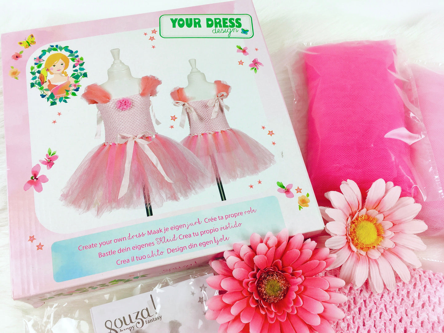 Kreativ-Set "Your dress design", bastle dein eigenes Kleid, Gouza