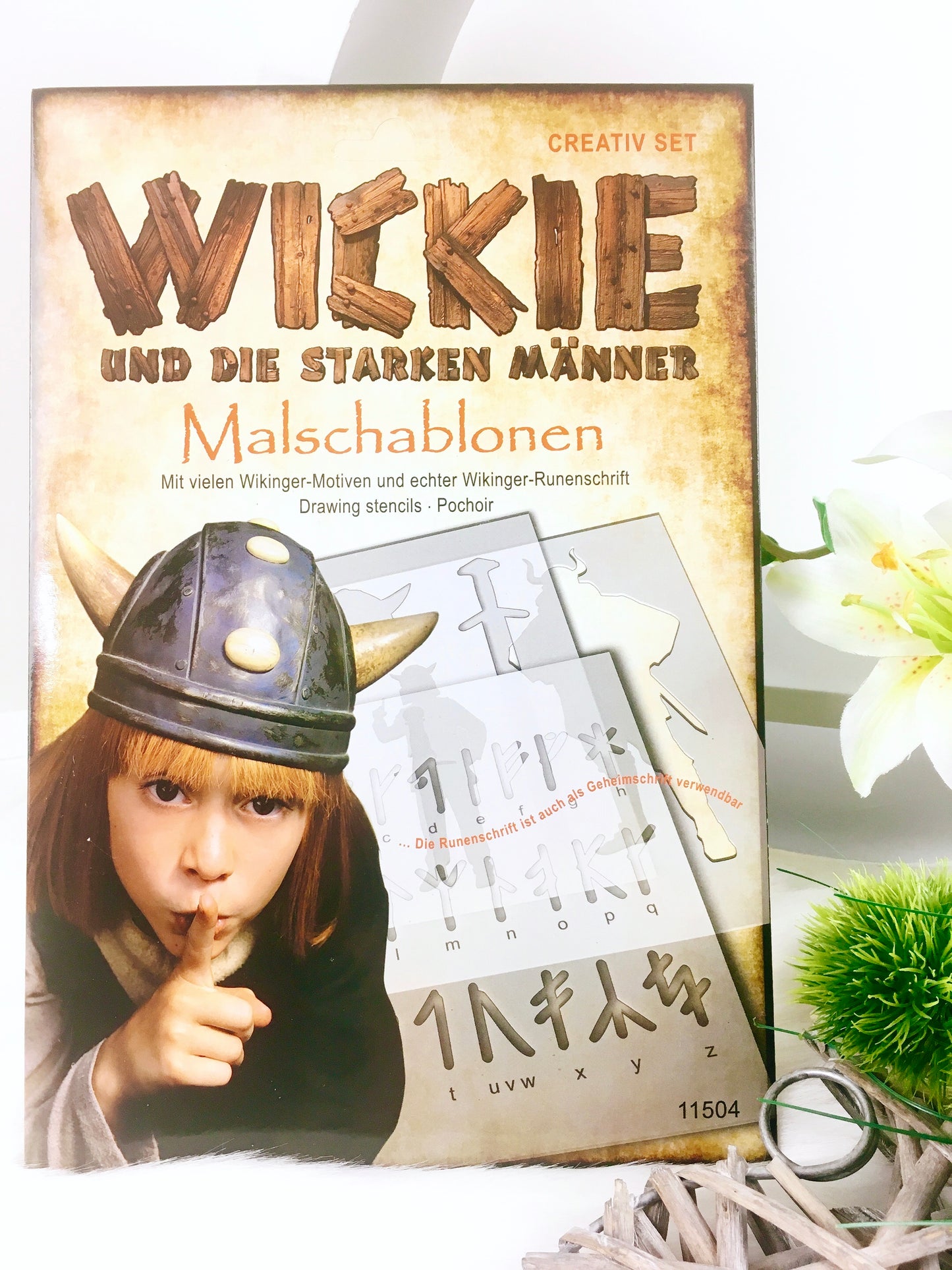 Cartronic Wickie und die starken Männer Malschablonen, 11504