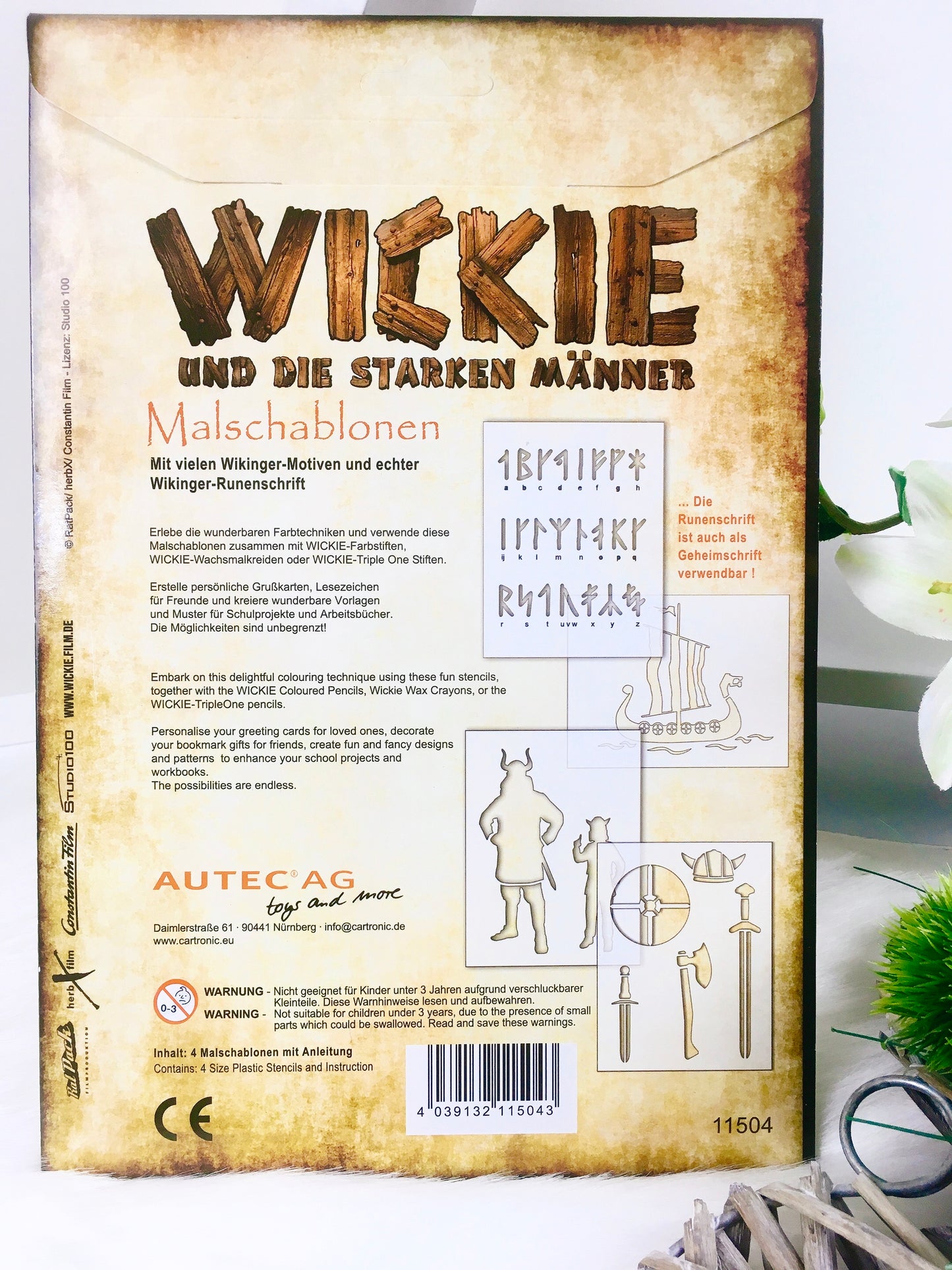 Cartronic Wickie und die starken Männer Malschablonen, 11504