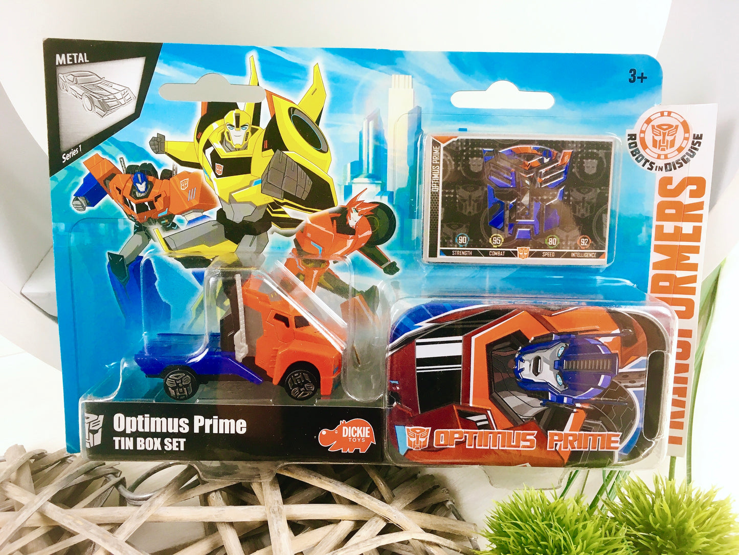 Dickie Transformers Optimus Prime Tin Box Set