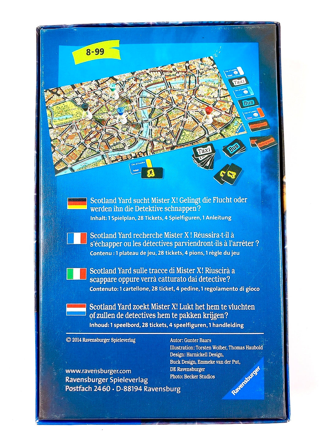 Ravensburger Scotland Yard, Mitbringspiel