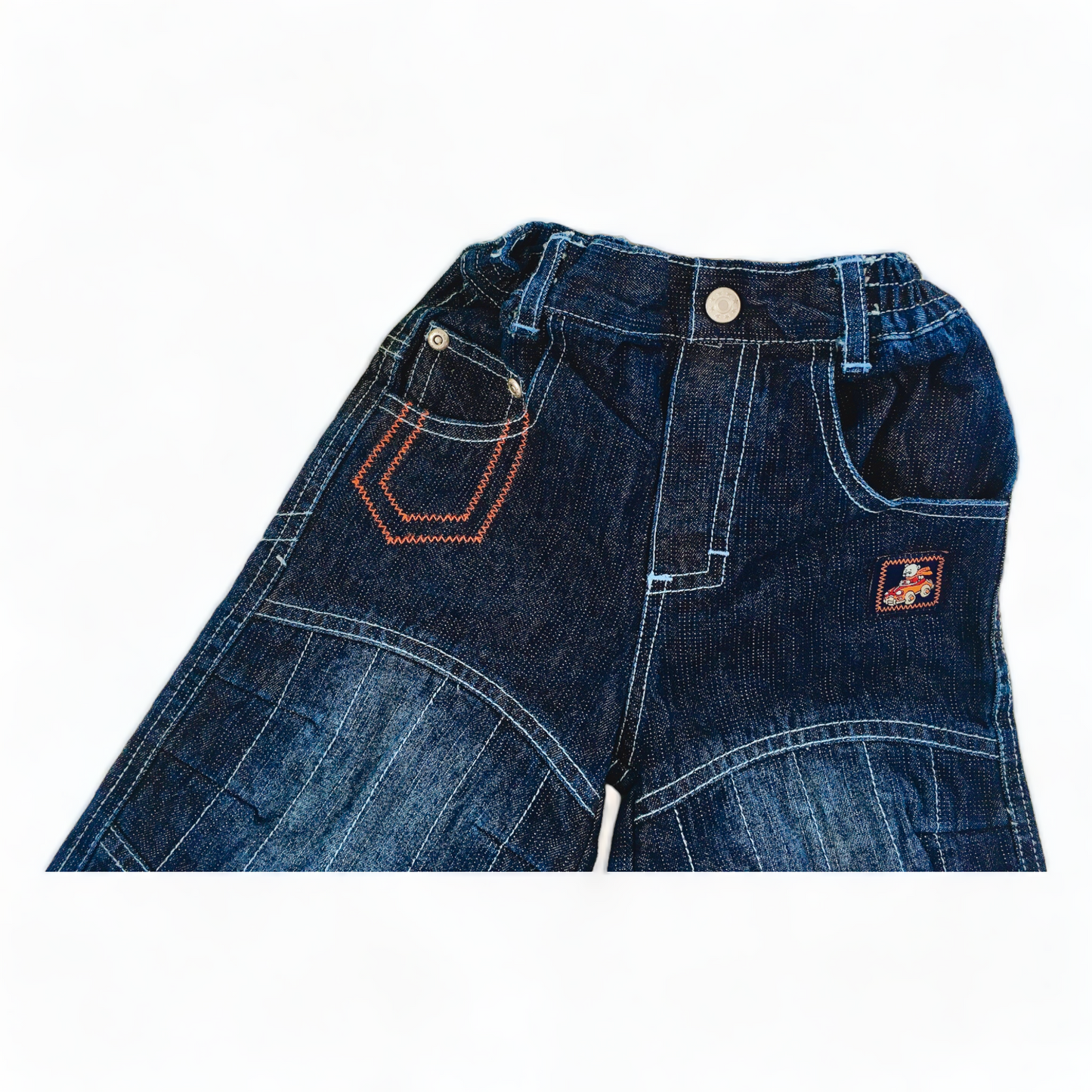 Jeanshose, Motiv Kleiner Bär, Gummizug