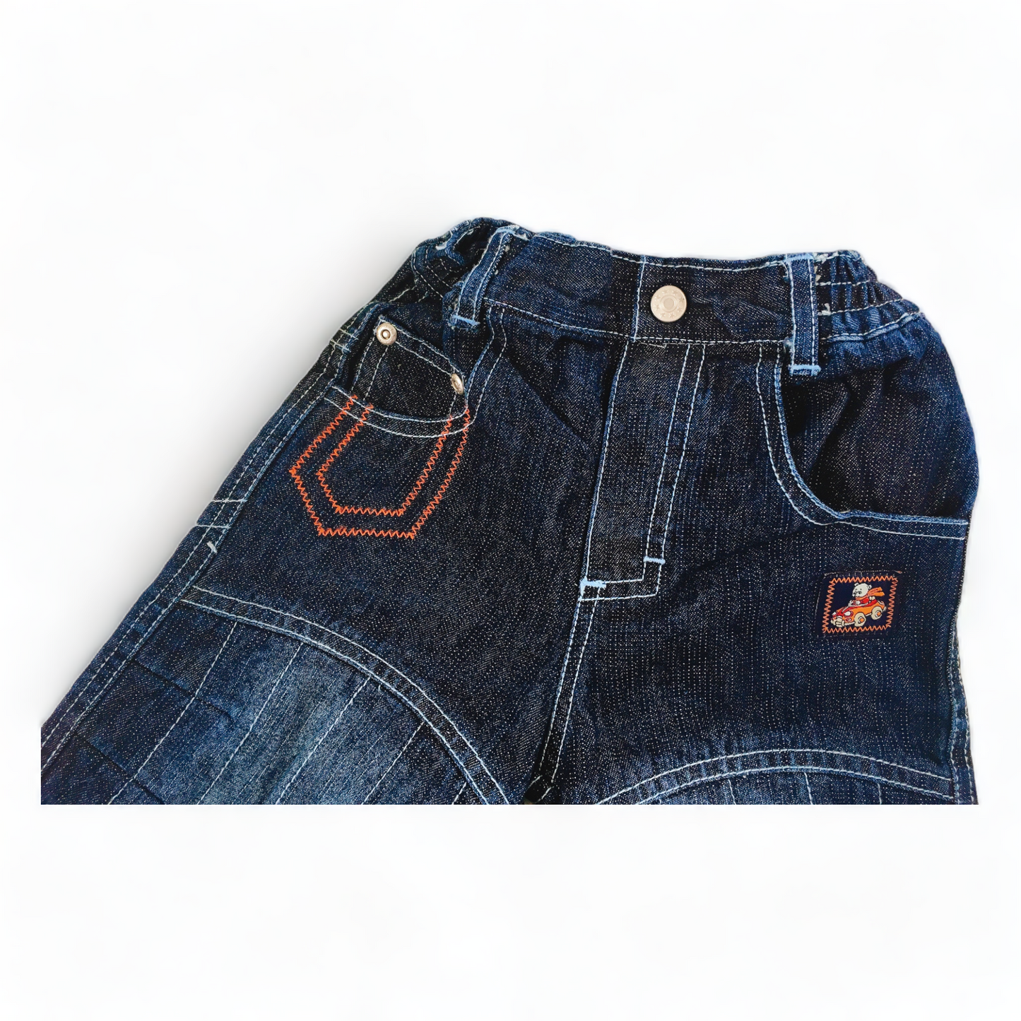 Jeanshose, Motiv Kleiner Bär, Gummizug