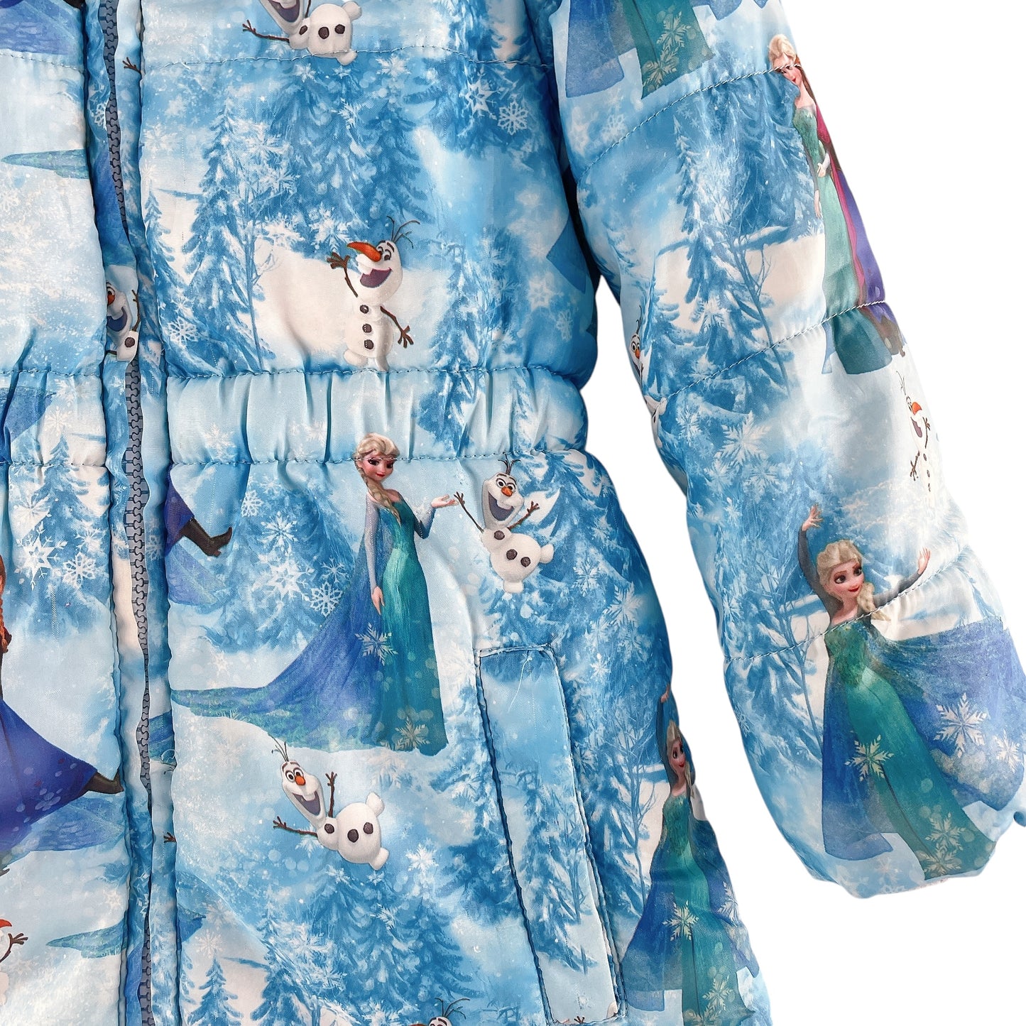 H&M Jacke gefüttert, Eiskönigin, Gr. 98, Kapuze