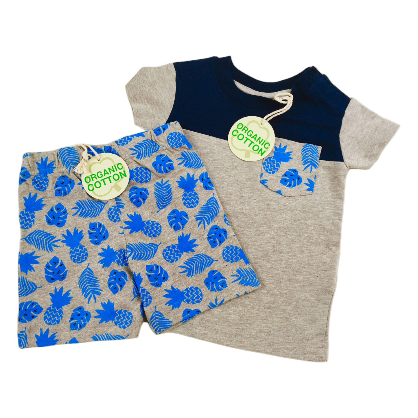 2er-Set Shorts + T-Shirt, Gr. 56/62