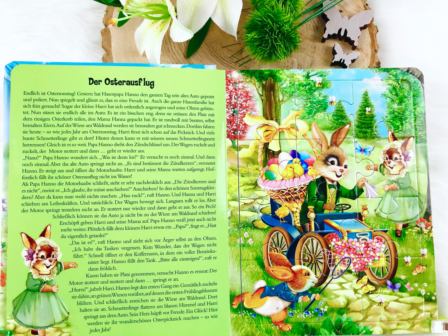Puzzle-Buch: Mein liebstes Oster Puzzlebuch, Osterbuch, Puzzlebuch mit Geschichten