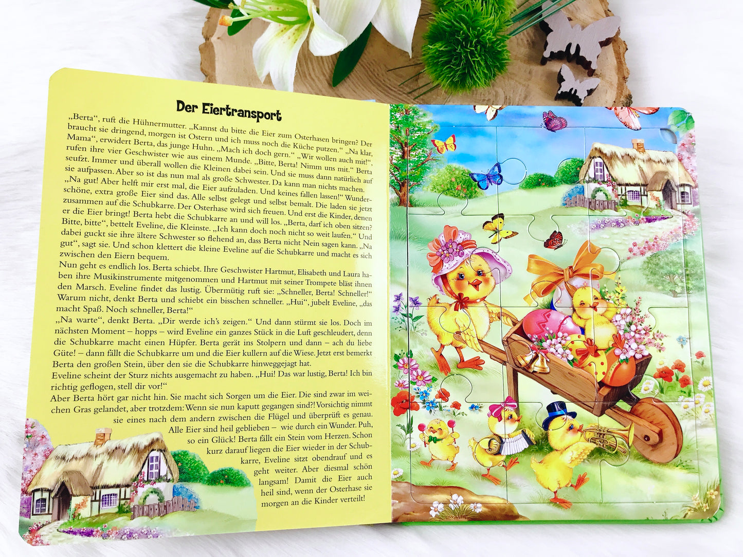 Puzzle-Buch: Mein liebstes Oster Puzzlebuch, Osterbuch, Puzzlebuch mit Geschichten