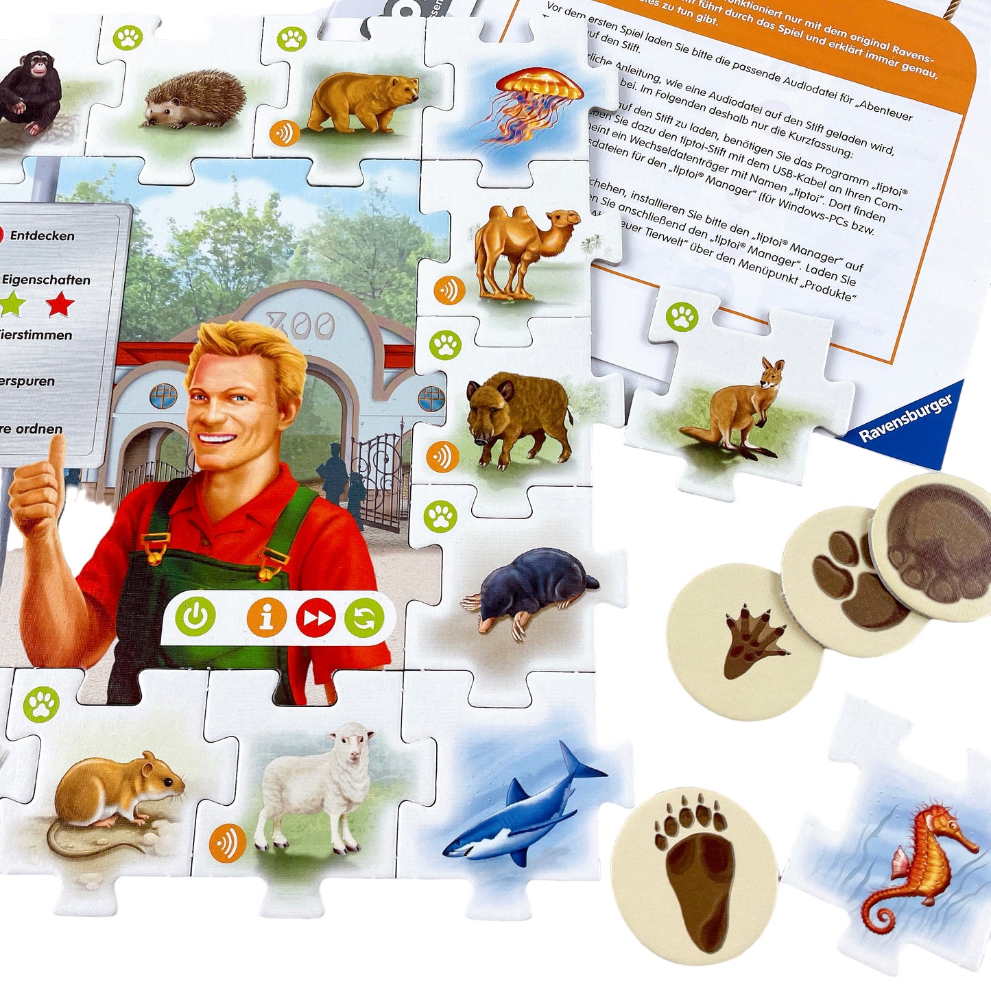 Ravensburger tiptoi Abenteuer Tierwelt