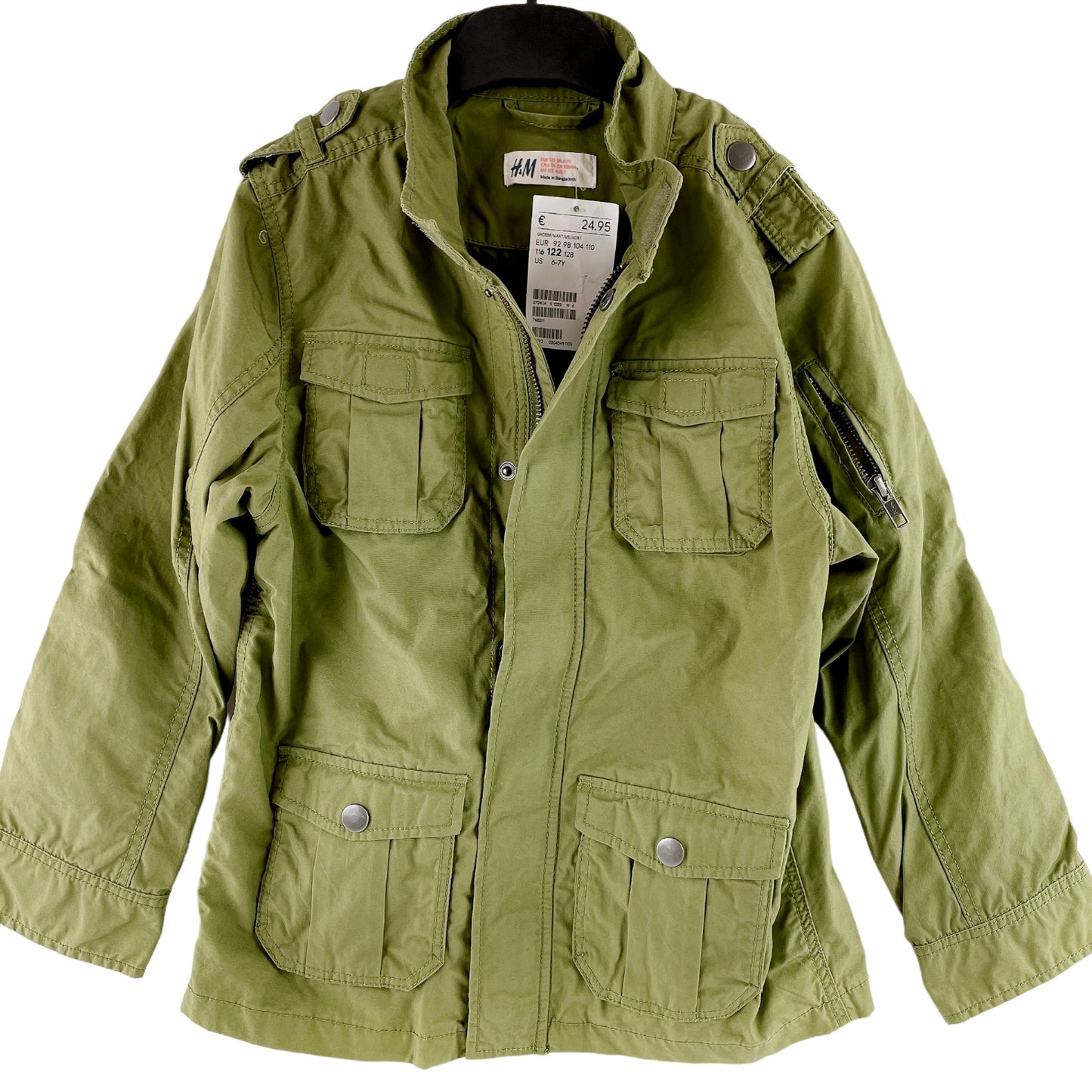 H&M Jacke, Gr. 122, Grün