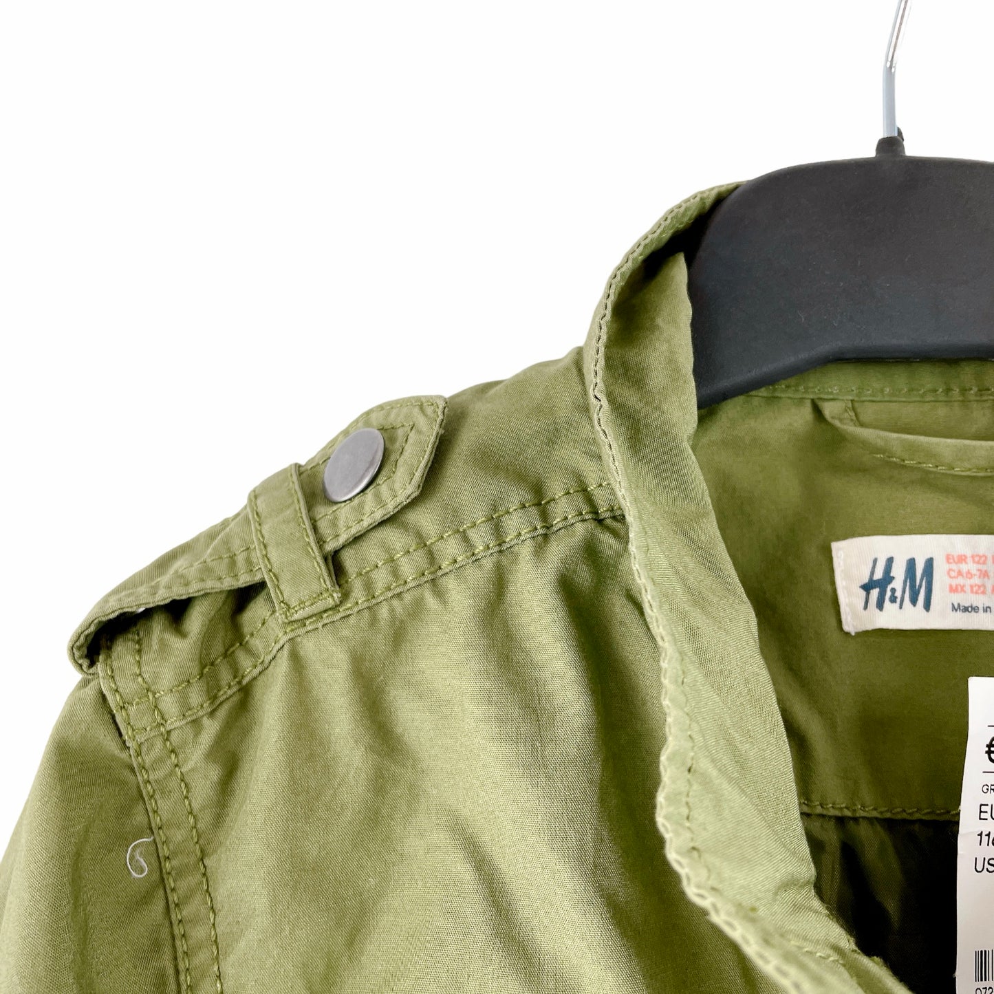 H&M Jacke, Gr. 122, Grün