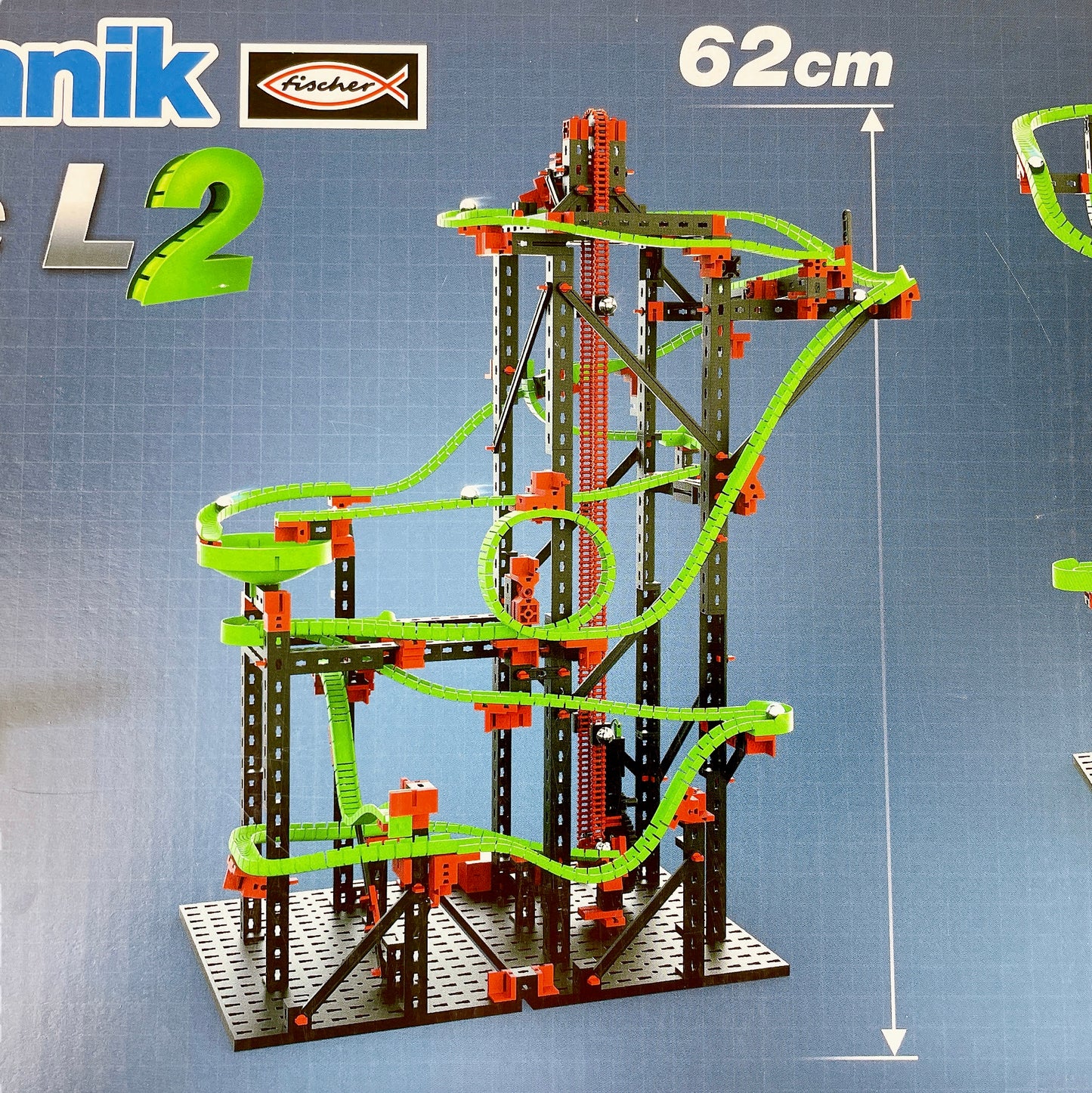 fischertechnik Kugelbahn Dynamik L2, Profi, 780 Teile, 7 Modelle
