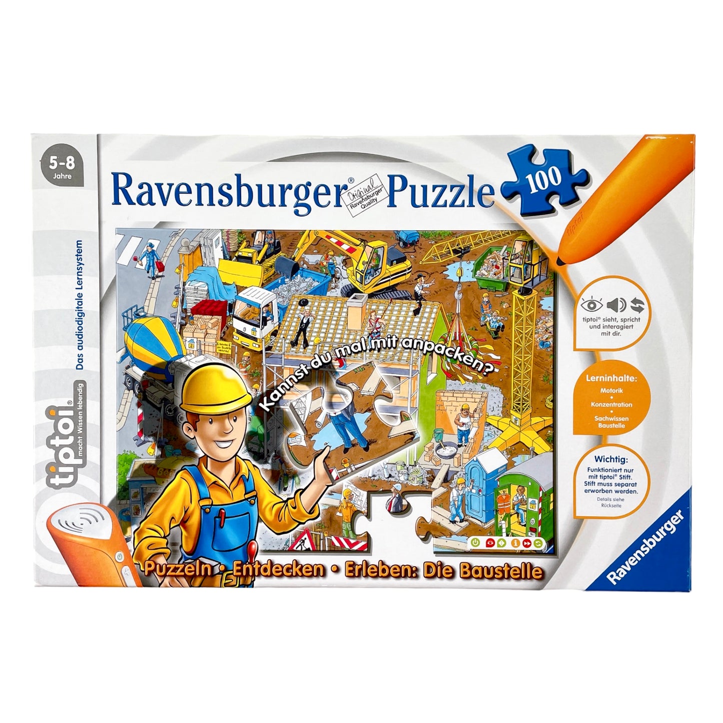 Ravensburger tiptoi Puzzle Die Baustelle