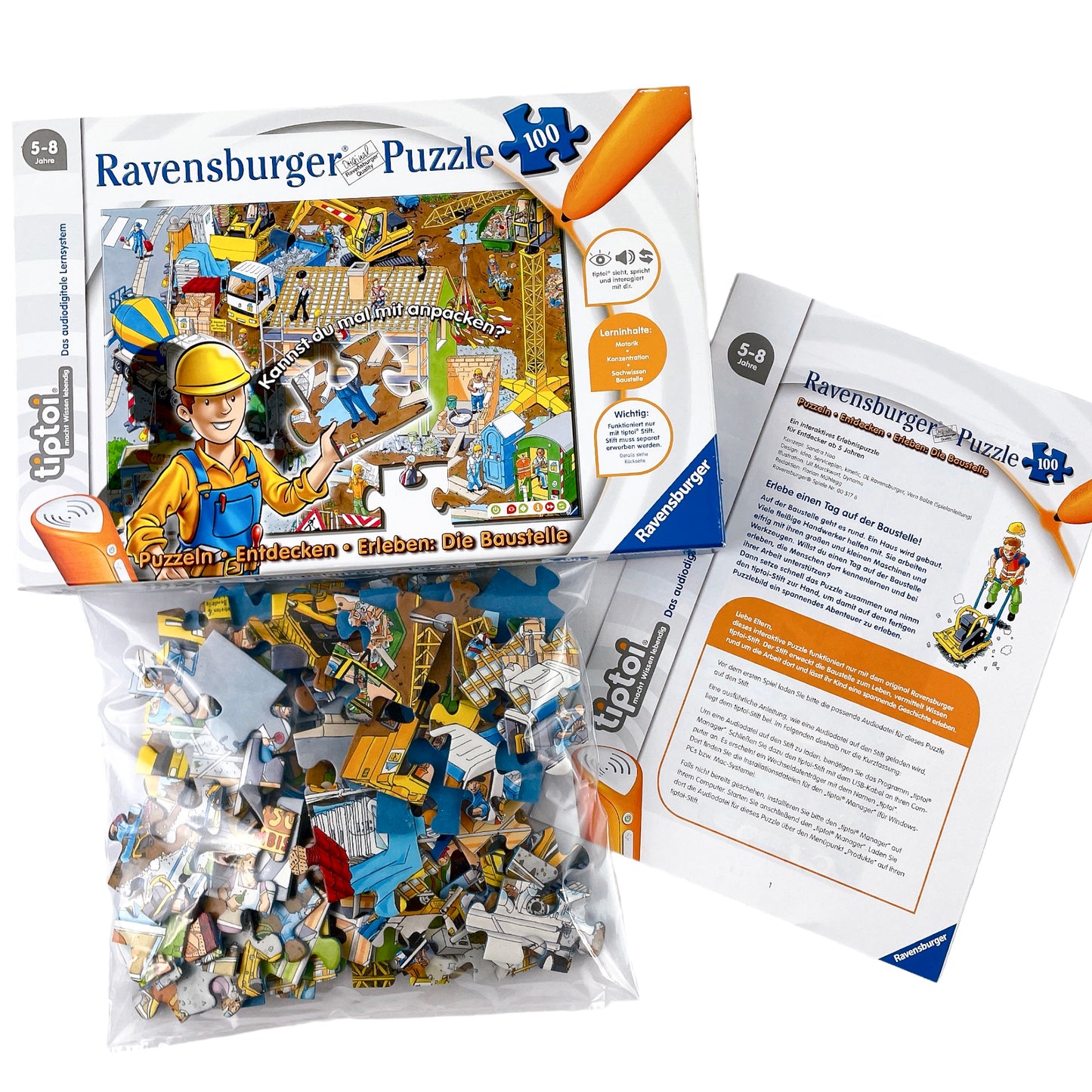 Ravensburger tiptoi Puzzle Die Baustelle