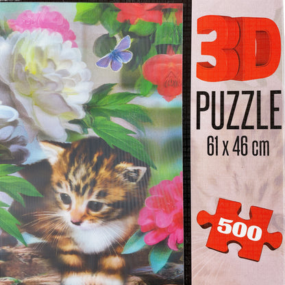 Innovakids 3D Puzzle Kätzchen, 500 Teile