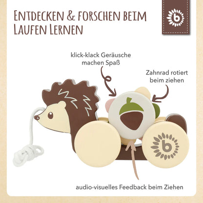 Nachzieh Igel, Holz