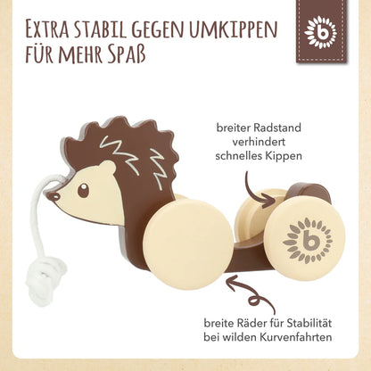 Nachzieh Igel, Holz