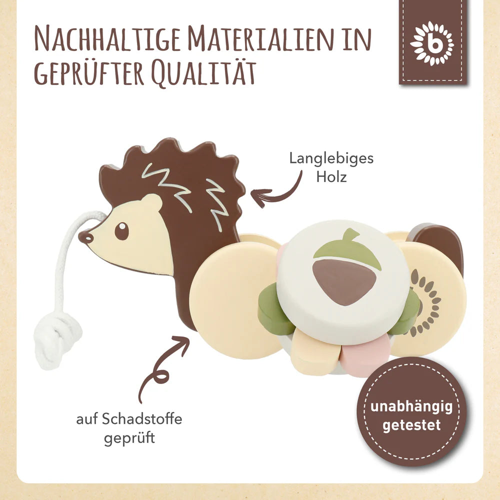 Nachzieh Igel, Holz
