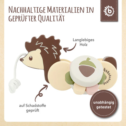 Nachzieh Igel, Holz